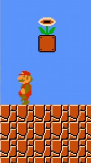 Mario Touches Flower 🌸🔥 and Gets Fire Power!