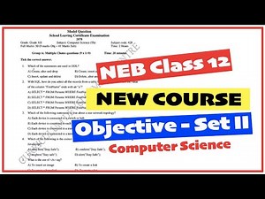 Class 12 computer new model MCQ set 2