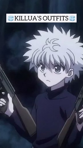 Killua Outfit Compilation from Hunter x Hunter