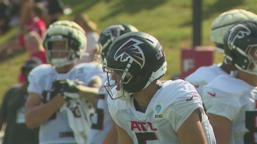 Training camp heats up for the Atlanta Falcons