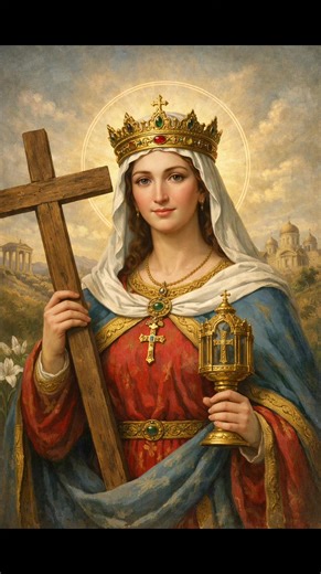 Santa Helena, mulher de fé firme e coração obediente a Deus, que encontrastes a Santa Cruz pela luz do Espírito Santo, ajudai-me a encontrar aquilo que preciso segundo a vontade do Senhor. Fortalecei minha fé, dai-me perseverança e conduzi-me sempre à verdade. Por Jesus Cristo, nosso Senhor. Amém. #oração #viral #cristaosnotiktok #Catolicos #fé