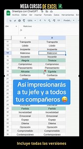 🤓 ¿Te gustaría entender Excel sin sentirte perdido? Este curso está pensado para personas reales, como tú, que quieren resultados sin vueltas. 📘 ¿Qué contiene? ✅ Lecciones claras, sin palabras raras ✅ Archivos para practicar ✅ Plantillas para ahorrar tiempo ✅ Word PowerPoint GRATIS ✅ Diploma al terminar 💡 Tip express: Ctrl D copia la celda de arriba hacia abajo ✍️ Escribe “EXCEL” o entra 👉 wa.link/megacursosdeexcel | Informatica Digital