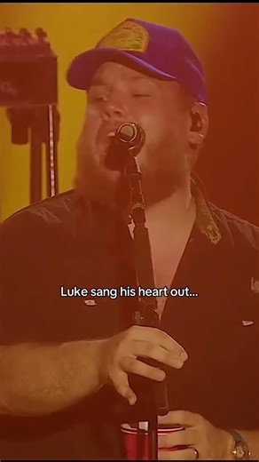 LukeCombsUpdates on Instagram: "Luke poured his heart out in this performance! #lukecombs"
