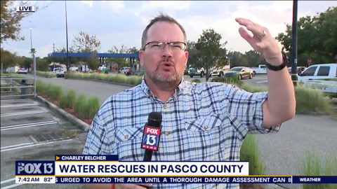 Helene prompts water rescues in Pasco County