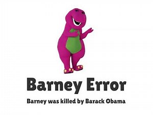 Barney Error but you turn off the system early (AKA Barney Error 0: The Prequel/13+)