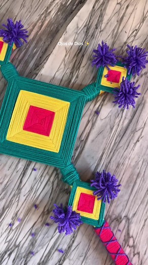 Ojos de Dios: Tutorial de Manualidades Huichol