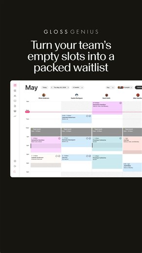 13K views | No steep learning curves. No 10-step workflows. Only GlossGenius offers easy-to-use tools designed to help salon & spa teams thrive. | GlossGenius | Facebook