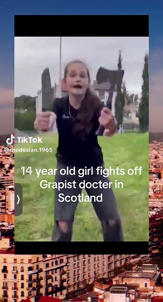 This 14 year old Scottish girl was arrested within hours for defending herself and her sister from some creep immigrant #raisethecolors