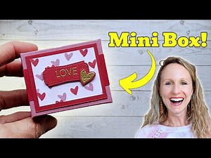 Make a Simple Box! Perfect for the Valentine's Day!