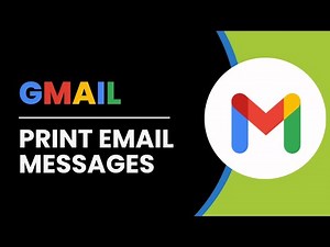 How To Print Email Messages In Gmail