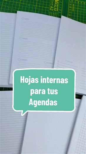 Hojas para tus Agendas: Modelos y Formatos Disponibles