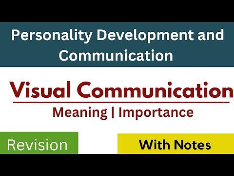 What is Visual Communication | Visual Aids | Importance of Visual Communication