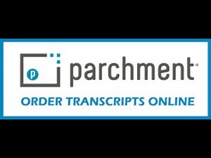 How to create a Parchment account- Fall 2021