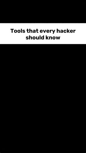 Tools that every hacker and cybersecurity guy must have 🧑‍💻🔥 . . . Follow @cybertathya for more cybersecurity and hacking info ✅ . . . . #hackerrank #hackerlife #kalilinux #learnhacking #linux