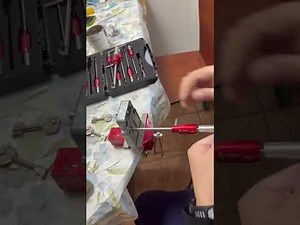 Inside a Pro Locksmith's Toolbox: Advanced Training Session with Specialized Key Cutting Tools#lock