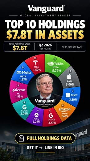 Vanguard Q2 2026: What Stocks Are Inside $7.8T