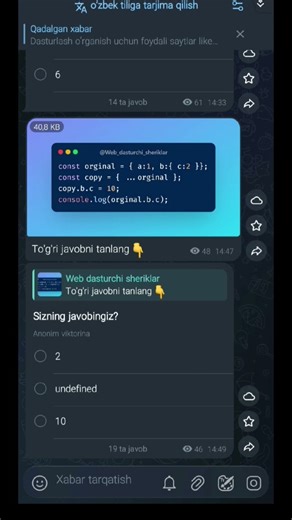 #javascript #htmlcss #html #css #javascripttutorial #programming #dasturlash #dasturchi #website