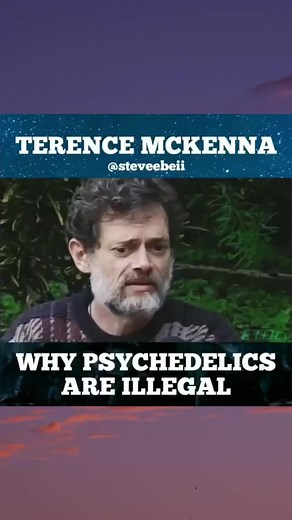 Terence McKenna viewed Cannabis, Psilocybin Magic Mushrooms, DMT, LSD, and other psychedelics as “catalysts of intellectual dissent.” He wrote in The Archaic Revival (1991) that his assumption about psychedelics had always been that they were illegal “not because it troubles anyone that you have visions” but because “there is something about them that casts doubts on the validity of reality.” This makes it difficult, McKenna observed, for societies — even democratic and especially “dominator” so