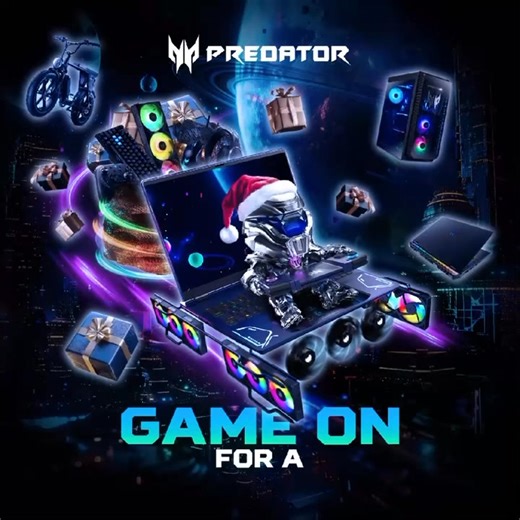 與 Predator 一同征服每一場對決 突破極限！挑戰自我🔥 在虛擬戰場～點亮屬於你的聖誕輝煌🌟 立即購買🔽 https://acer.link/3Pf4fqB | Predator Gaming