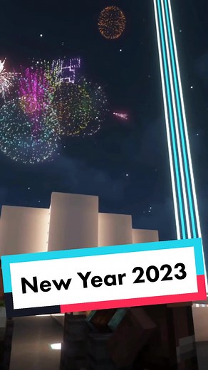 Minecraft New Year 2023 Fireworks Display