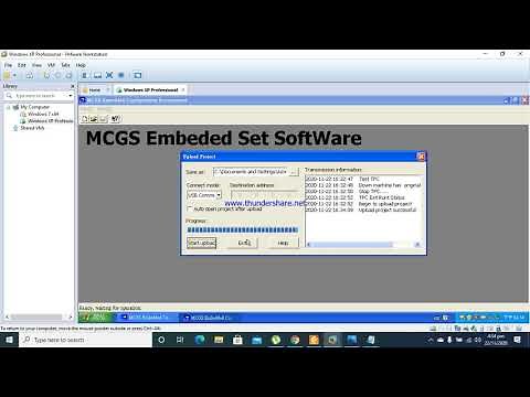 How to Upload Programme from Chinese HMI mcgsTpc Series