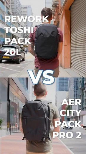 Backpack Showdown: Aer City Pack Pro 2 vs Rework Toshi
