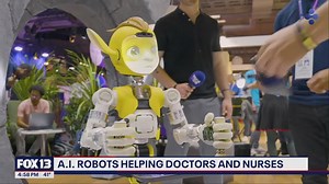 AI robots helping doctors and nurses