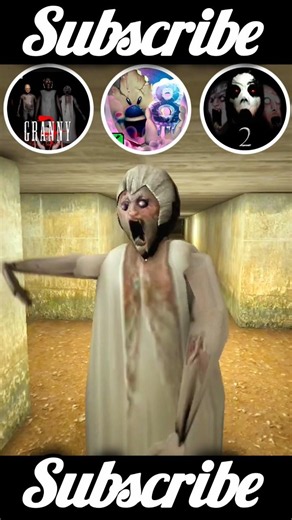 Granny the last night, Ice Scream 8 & Slendrina the cellar 2 return curse moments 😰 😭 #hunting