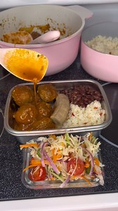 Preparando unas deliciosas albóndigas de carne molida de lunch para mi pior es nada #almuerzo #lunch #albondigas #albondigasdecarne | Brenda