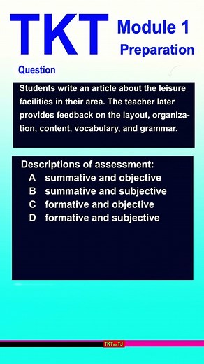 TKT Module 1 Practice Test with Answers