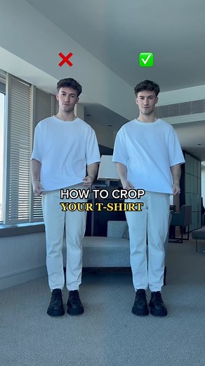 How to Crop Your T-Shirt Perfectly for Spring/Summer