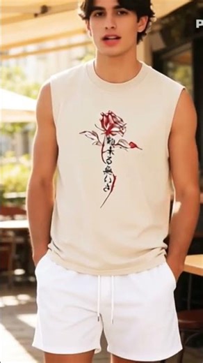 Summer Men's Washed Tank Top & Athletic Shorts Set