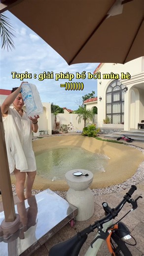 😂😂😂 mấy a thợ xây nhà hàng xóm cứ cười =)))) #hometownromance #phongminhhome #diatrunghai #myhouse #lagoonpool