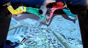 Google Earth Skydiving (Video)