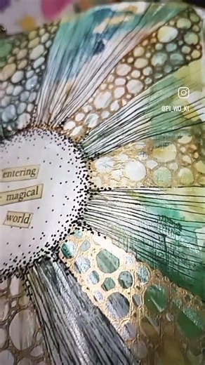 Intuitive abstract art II doodle II mixed media art II artjournal page#art #mixedmartialarts