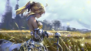 PC Fate Saber Lily Live Wallpaper