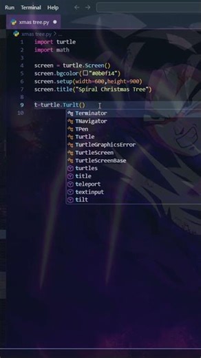 I Made a Christmas Tree Using Python 🎄😳