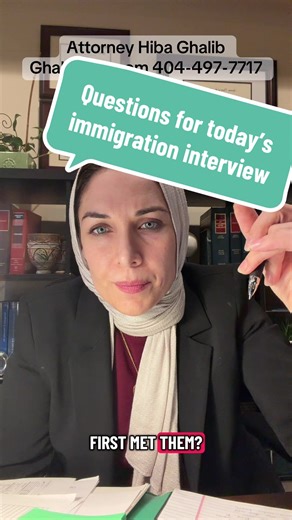There’s no such thing as a routine interview anymore. Please be prepared and take an experienced Immigration Lawyer with you. As they say, an ounce of prevention is worth a pound of cure. ##interview##uscis##greencard##marriage##immigrationlawyer