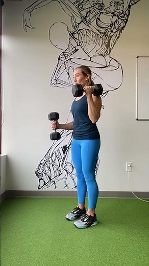 Dumbbell Bicep Curl with Iso Hold