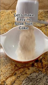 How to make easy Moist Fruit cake (no soaking required) recipe on my website
