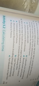 3. What are distance indicators?4. Use the distance tables on ... | Filo