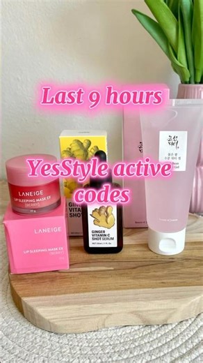 Last 9 hours! YesStyle Active Codes! 😍❤️🥰