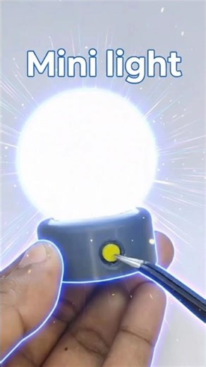 DIY Mini Emergency Light at Home | Easy LED Light Using Old Bulb|#shorts #diy