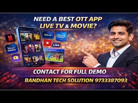 Build Your Own OTT App 2026| Live TV & Movies Platform‪@Bandhantechsolution‬