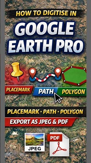How to Digitize in google Earth Pro #shorts