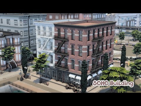 SOHO Building | The Sims 4 Speed Build | CC | Download Link