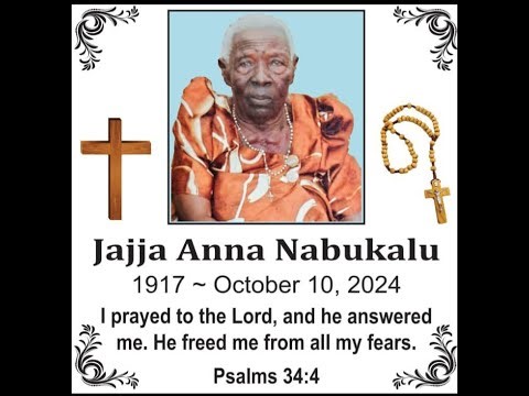 Memorial MASS FOR JAJA Anna and All departed souls