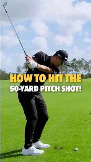 How to hit the 50-yard pitch shot like a pro! #golf