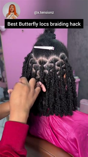 Easiest Butterfly Locs Braiding tutorial