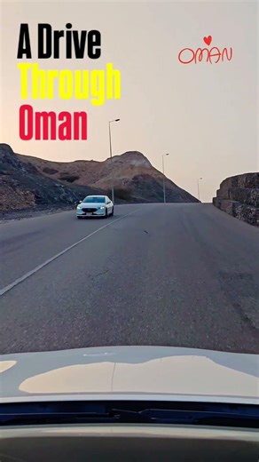 A Drive through Oman shot on Honor Magic V2 #shorts